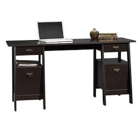 Contemporary Executive Trestle Desk